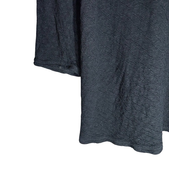 Pure Jill Oversized Grey Textured Top - Size M - Picture 4 of 5